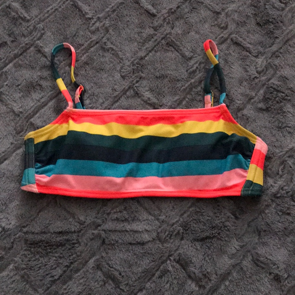 Target Colorful Swim Top Women’s Size Small